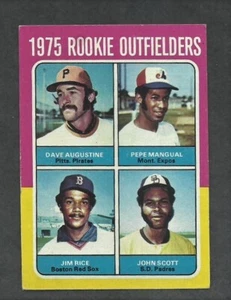 JIM RICE ROOKIE 1975 TOPPS #616 - Foto 1 di 1