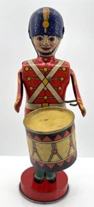 J. Chein & Co. USA Tin Litho Parade Drummer Boy- Vintage Wind Up Toy-It WORKS! - Photo 1 sur 6
