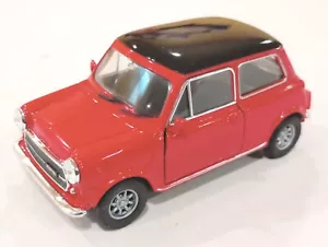 Welly 1/34 MINI COOPER 1300, Red Diecast Metal Model (#43609) - Picture 1 of 11