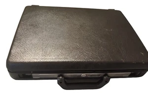 Samsonite Delegate Attaché Black Hard Shell Briefcase Luggage - Picture 1 of 8