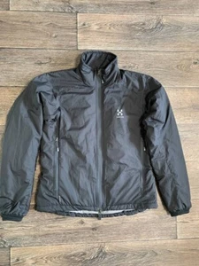 haglofs jacket thermolite black women size M gorpcore outdoor - Picture 1 of 7