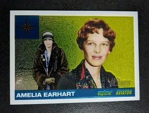 C19 AMELIA EARHART AVIATION 2009 TOPPS AMERICAN HERITAGE CHROME SERIAL #/1776 - Foto 1 di 1