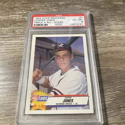 1993 Fleer ProCards AAA All-Star Game - #AAA-1 Chipper Jones - Image 1 of 3