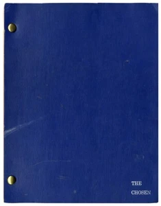 CHOSEN, THE (1980) Script for film adaptation of Chaim Potok novel - Picture 1 of 3