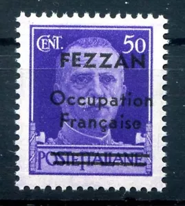 FEZZAN 1943 - OCCUPAZIONE FRANCESE N° 1 nuovo ** VARIETA' - Imagen 1 de 1