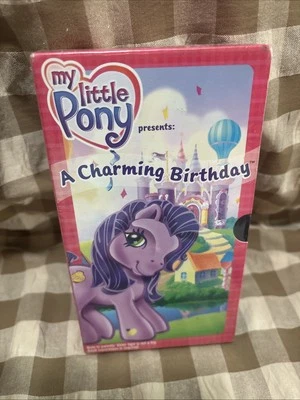 My Little Pony Sealed New VHS Presents A Charming Birthday 2003 Hasbro - Image 1 of 4