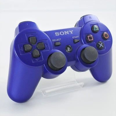 PS3 Controller Metallic Blue NEW BATTERY CECHZC2JA2 DUAL SHOCK3 SIXAXIS SONY 56 - Image 1 of 4