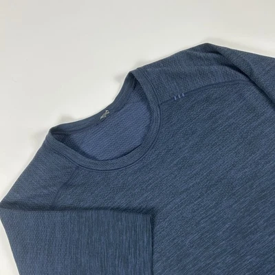 Lululemon Men’s SZ L Metal Vent Tech Tee Shirt Blue Performance Short Sleeve - Image 1 of 4