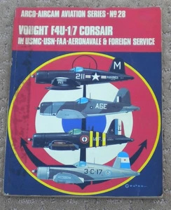 Vought F4U-1/7 Corsair in USMC-USN-FAA Arco-Aircam No.28 SC X-Lib. 1971 G - Picture 1 of 2
