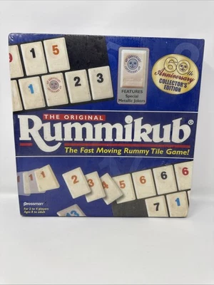 RUMMIKUB Game Rummy Tile Game 1997 60th Anniversary Collector's Edition Complete - Image 1 of 4
