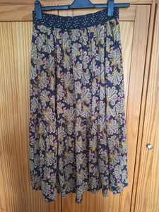White Stuff Mia jersey midi skirt size 12 - Picture 1 of 8