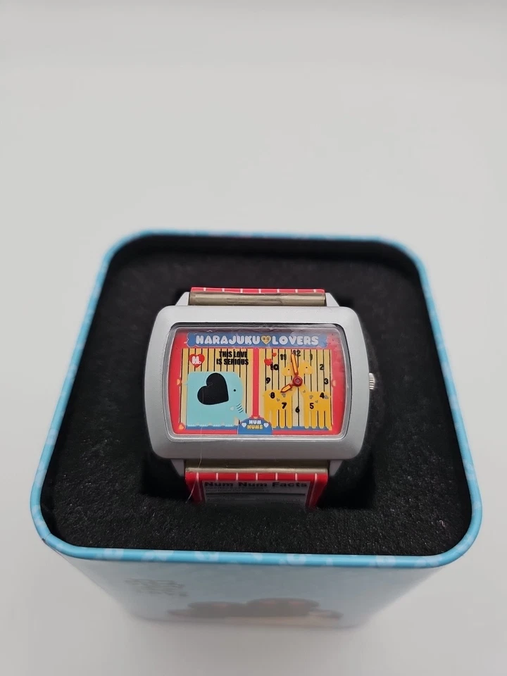 Reloj Harajuku Lovers NUM NUMS cuarzo, vintage nuevo stock antiguo Foto 1 de 1