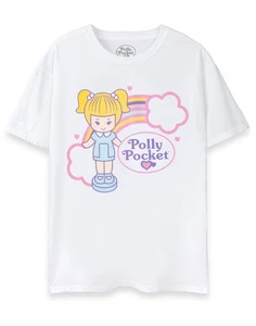 Camiseta de manga corta Polly Pocket blanca para mujer - Imagen 1 de 38