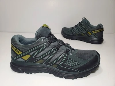 Salomon X Mission-3 Trail Running Shoes, Green/ Black Men's Size 11 - Image 1 of 4