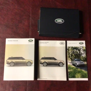 2025 LAND RANGE ROVER FULL SIZE GAS PHEV DIESEL OWNERS MANUAL BOOKS GUIDE CASE - Picture 1 of 6