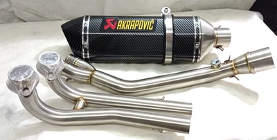 MARMITTA SPORTIVA TMAX YAMAHA 500-530 COMPLETA DI COLLETTORI TERMINALE DB-KILLER - Immagine 1 di 4