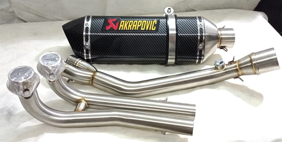 MARMITTA SPORTIVA TMAX YAMAHA 500-530 COMPLETA DI COLLETTORI TERMINALE DB-KILLER - Immagine 1 di 4