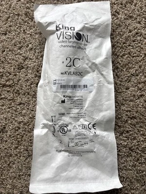 King Systems King Vision Video Laryngoscope Channeled Blade KVLAB2C #2C