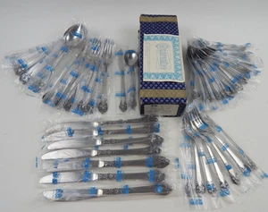 International Insilco INS203 Pat. #622 Mark III Stainless Flatware Set NOS 48pc - Picture 1 of 9