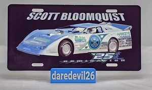Targa Scott Bloomquist "25 anni di dominio" sporca tardo modello metallo - Foto 1 di 4