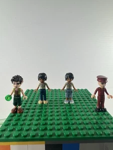 Lego Friends Boys Minifigures Lot of 4 - Picture 1 of 2
