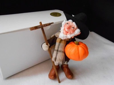 Simpich Character Dolls ELVES/ ELF "JEDEDIAH" - holding pumpkin/harvest ~NIB - Image 1 of 4