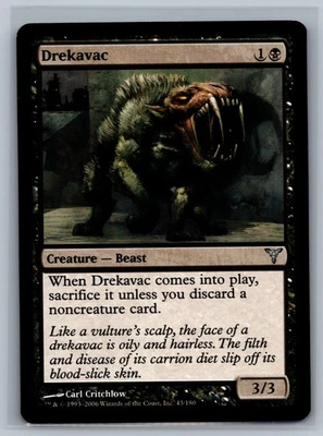 Magic The Gathering Dissension Drekavac #43/180 MTG TCG CCG - Image 1 of 2