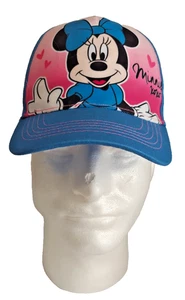 Disney Youth Minnie Mouse Light Blue Baseball Cap adjustable - Picture 1 of 4