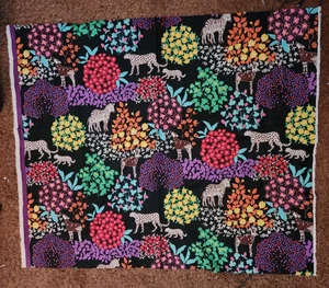 Collezione Echino di Etsuko Furuya (Kokka) - Lino cotone giungla floreale - 1 iarda - Foto 1 di 4