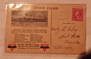 ALTE POSTKARTE YMCA NATIONAL WAR COUNCIL GEBÄUDE NEW YORK CITY - Bild 1 von 2