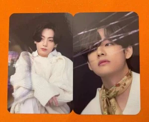 TARJETA FOTOGRÁFICA BTS DESPACHO OFICIAL YZY WITHFANS POB V TAEHYUNG JUNGKOOK - Imagen 1 de 1