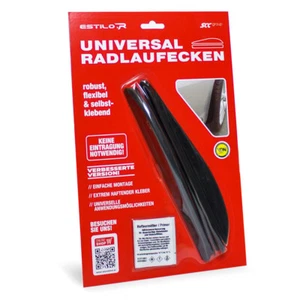 2x Universal Radlaufecken Abdeckung Radlaufverbreiterung selbstklebend Estilo-R - Afbeelding 1 van 2