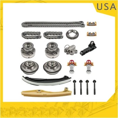 Fit For 2011-2017 Ford Explorer Ford Mustang Timing Chain Cam Phaser VVT Gears - Image 1 of 4
