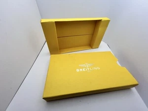 Breitling Yellow Warranty Manual and Documents Holder and Sleeve 168.5 x 95.5mm - Picture 1 of 5
