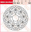 Trw Msw264rac Brake Rotor Floating 310 Rac-Design Kawasaki Z 800 2013