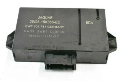 04-07 Jaguar XJ8 Rear Navigation Park Assist Control Module OEM 2W9315K866AC - Imagem 1 de 4