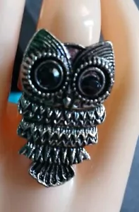 Silver Plated Owl Ring Brand New * - Picture 1 of 3