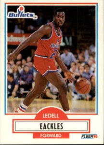 1990-91 Fleer #191 Ledell Eackles - NM-MT