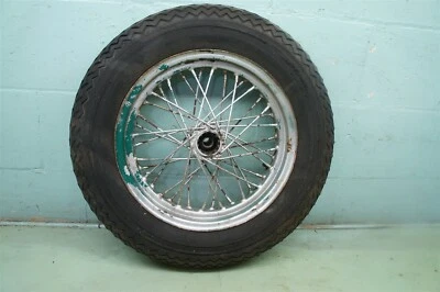1936 HARLEY VLH V VL RL WL VLD 74 FLATHEAD KNUCKLEHEAD OEM REAR RIM WHEEL  - Image 1 of 4