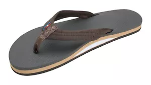 Flop infradito uomo arcobaleno classico gomma strato singolo 301ARP colore marrone nuovissima - Foto 1 di 8