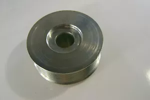 GROSSE MASSIVE METALL 8-RILLEN-RIPPEN-LICHTMASCHINENRIEMENSCHEIBE 22,23 MM LOCHGRÖSSE - Bild 1 von 14