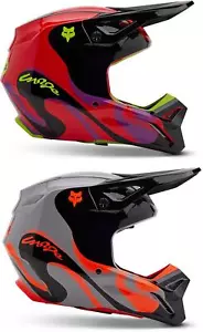 Fox Racing V1 Emotion Helmet - Motocross Dirt Bike Offroad Adult - Picture 1 of 15