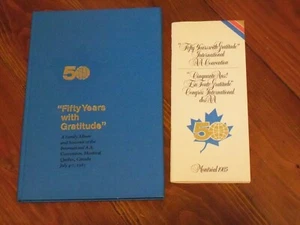Alcoholics Anonymous XTREMELY RARE 1985 AA 50TH ANN CONVENTION SOUVENIR+SCHEDULE - Picture 1 of 7
