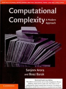 Computational Complexity by Boaz & Sanjeev INTERNATIONAL EDITION - Picture 1 of 1
