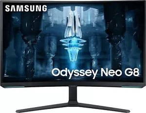 Samsung 32" Odyssey Neo G8 4K UHD Quantum HDR2000 Curved Gaming Monitor - Picture 1 of 12