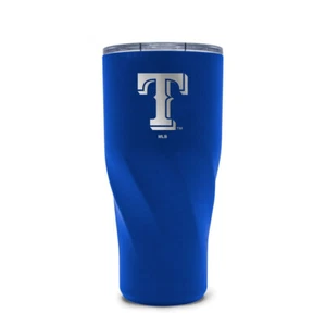 MLB Baseball Texas Rangers Carrello da viaggio Morgan in acciaio inox 20 oz - Foto 1 di 1