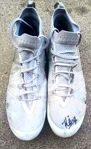SC GAMECOCKS Kingsley Enagbare GAME USED + SIGNED Cleats JSA COA PACKERS - Picture 1 of 4