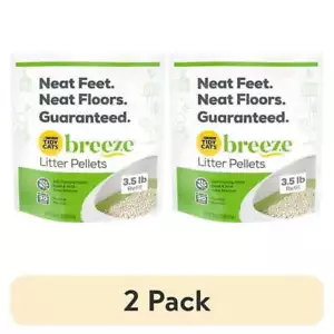 (2 pack)Breeze Non Clumping Cat Litter Pellets, Low Dust, Odor Control, 3.5 lb - Picture 1 of 11
