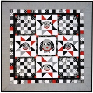 Sweet Tea Girls Quilt Pattern: Mr Sparky - Sew a Cute Dog/Puppy Patchwork Quilt! - Picture 1 of 2