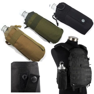 Bolsa táctica al aire libre Molle bolsa de botella de agua militar senderismo soporte para cinturón bolsa para calderas - Imagen 1 de 15